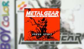 Metal Gear Solid: Ghost Babel screenshot of the start screen