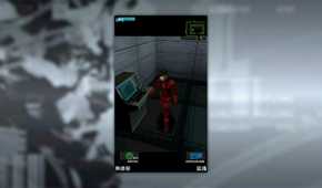 MGS Mobile screenshot of the camo system, Snake is in red