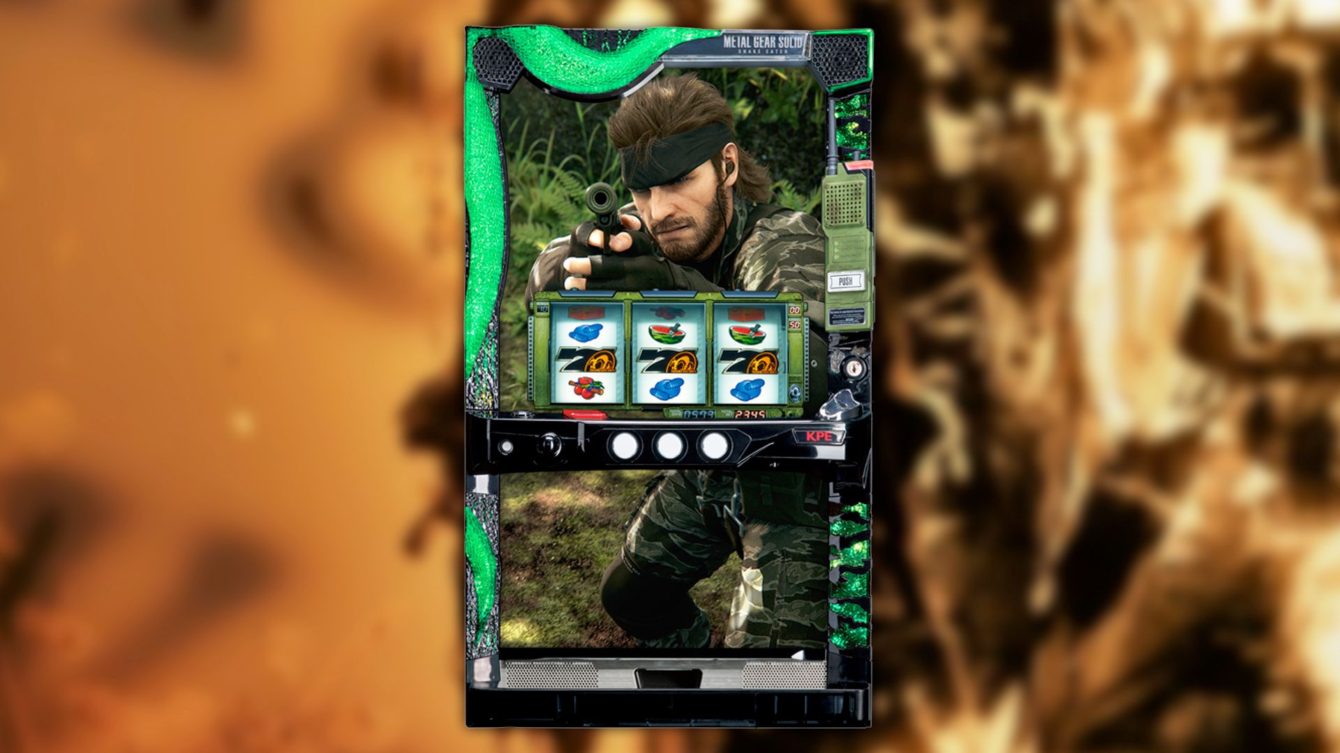 MGS3 Pachinko screenshot of the machine screenshot