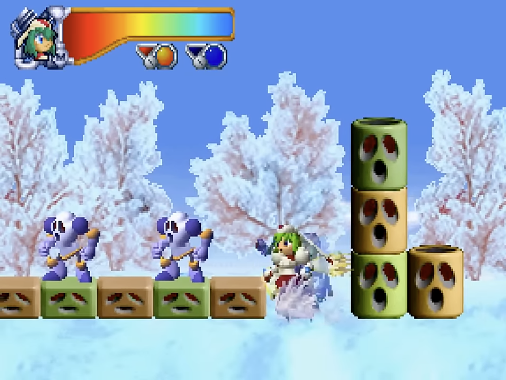 Screenshot of Mischief Makers on the Nintendo 64