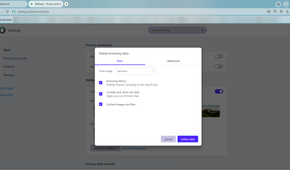 Opera-Air-clear-browsing-data