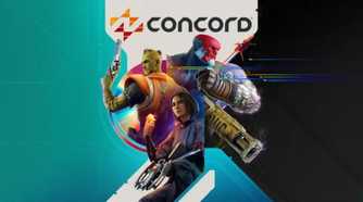 Concord logo with characters ready for battle