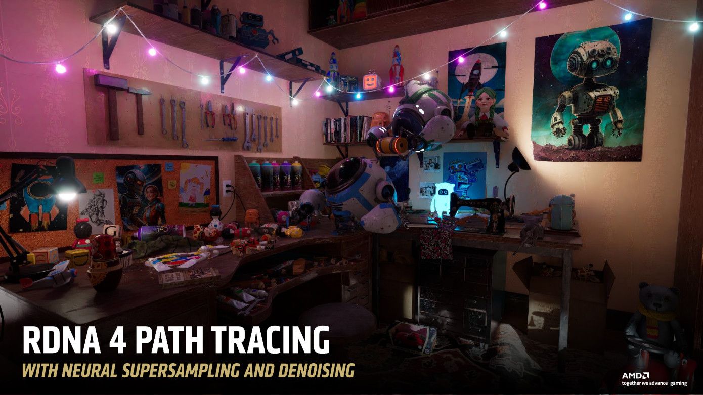 AMD RDNA 4 path tracing