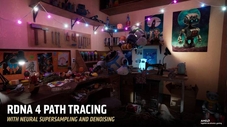 AMD RDNA 4 path tracing