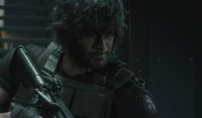 Screenshot from Resident Evil 3 Remake of player character Carlos Oliveira