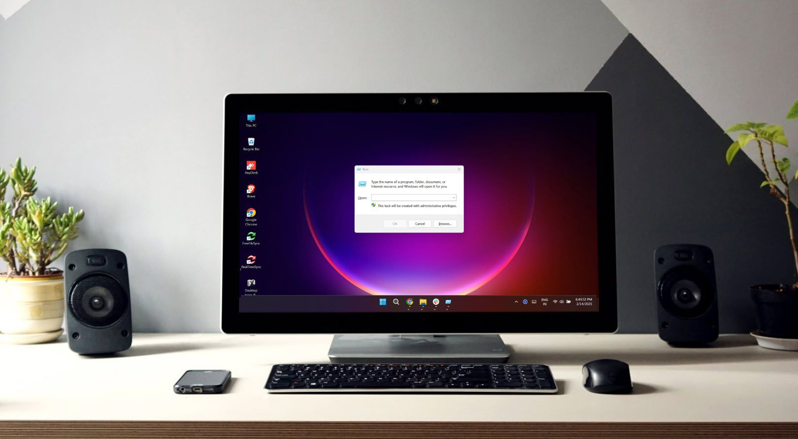 run command window on Windows PC