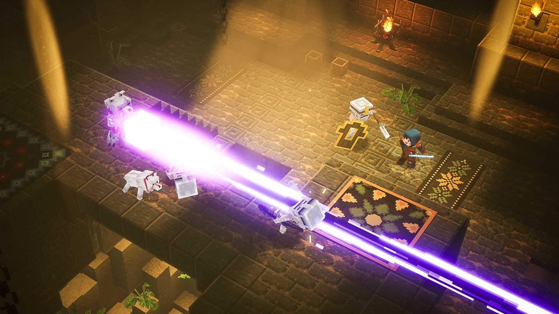 Using special accessory Minecraft Dungeons
