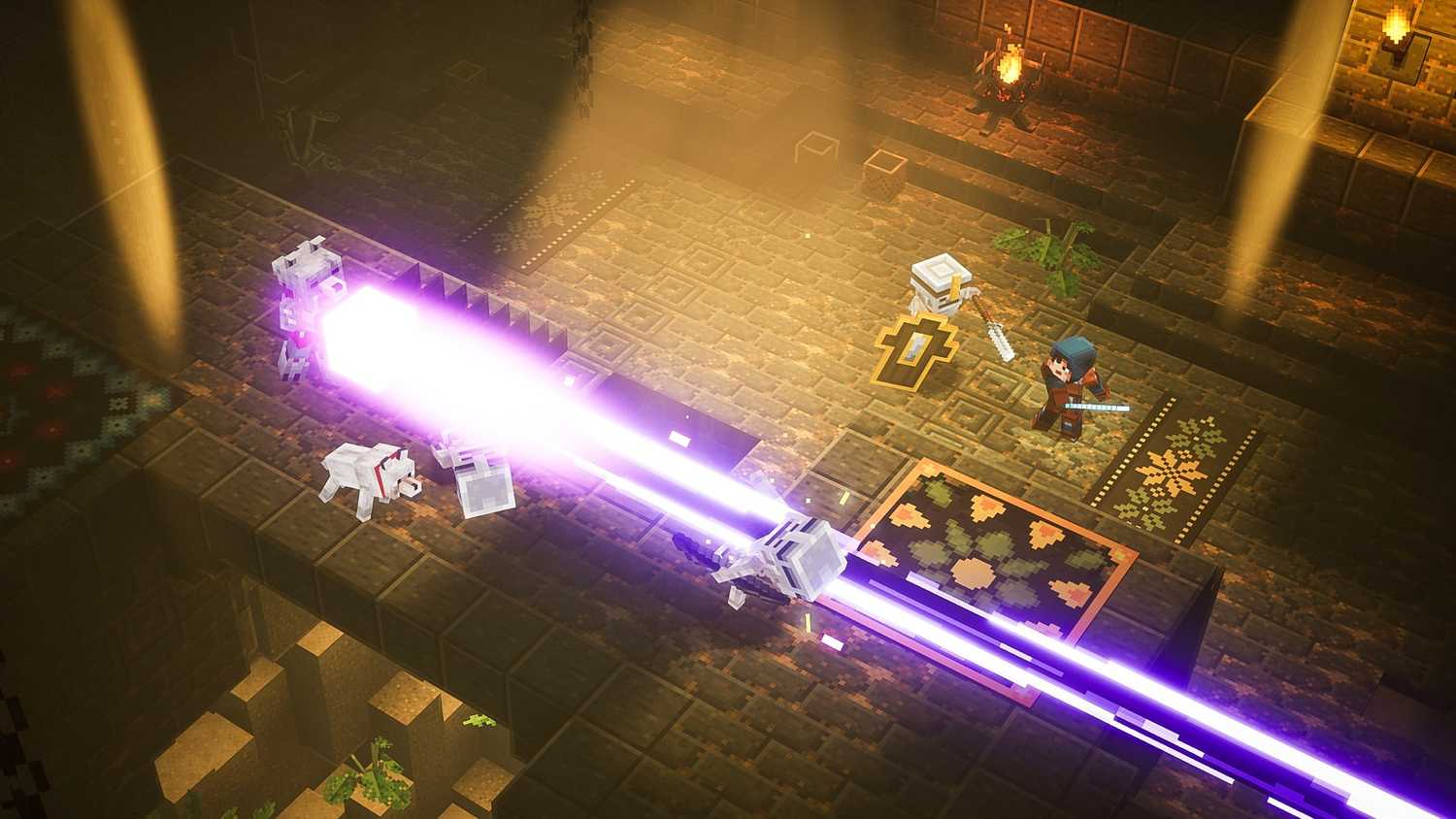 Using special accessory Minecraft Dungeons