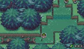 Little Link exploring the world in The Minish Cap