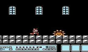 Screenshot of Mario and a boss from Super Mario Bros. 3