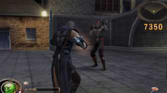 Screenshot from God Hand of Gene about to destroy an enemy