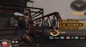 Screenshot from God Hand of Gene using the Roulette Wheel