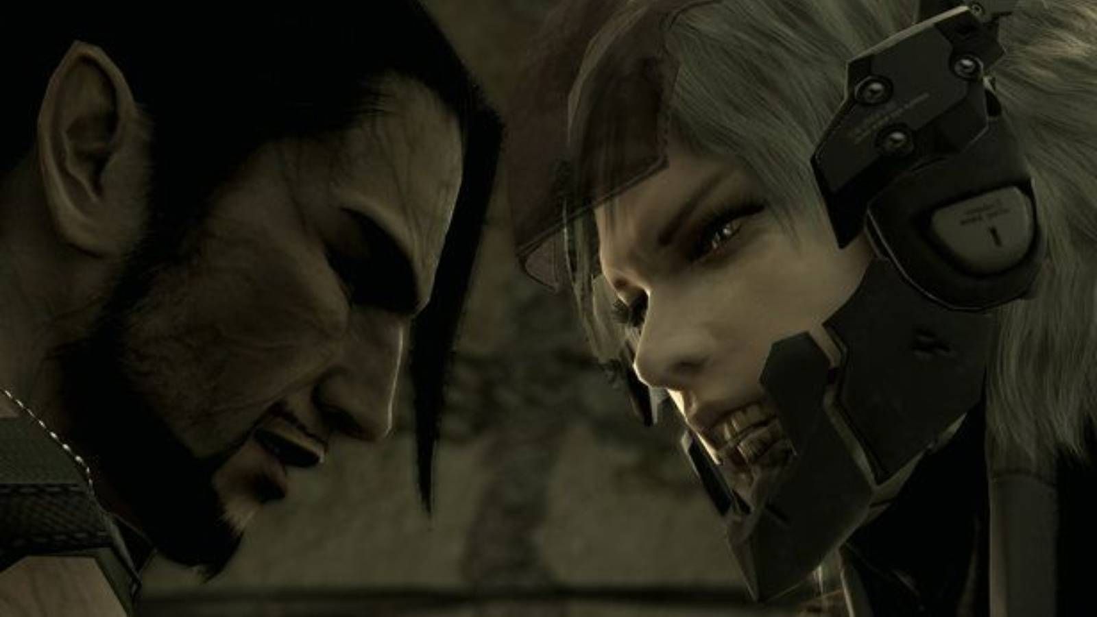 Screenshot from Metal Gear Solid 4 of Vamp and Raiden