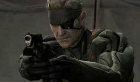 Screenshot from Metal Gear Solid 4 of Old Snake