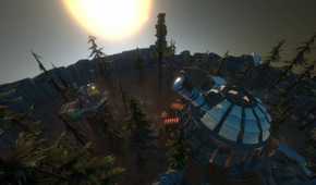 Screenshot from Outer Wilds of the observatory