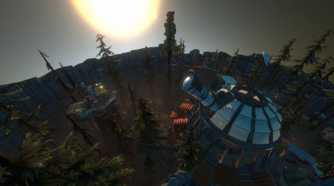 Screenshot from Outer Wilds of the observatory