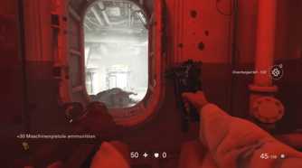 Screenshot from Wolfenstein II: The New Order of B.J. in a wheelchair
