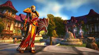 Screenshot from World of Warcraft of a human