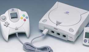 A shot of the Sega Dreamcast
