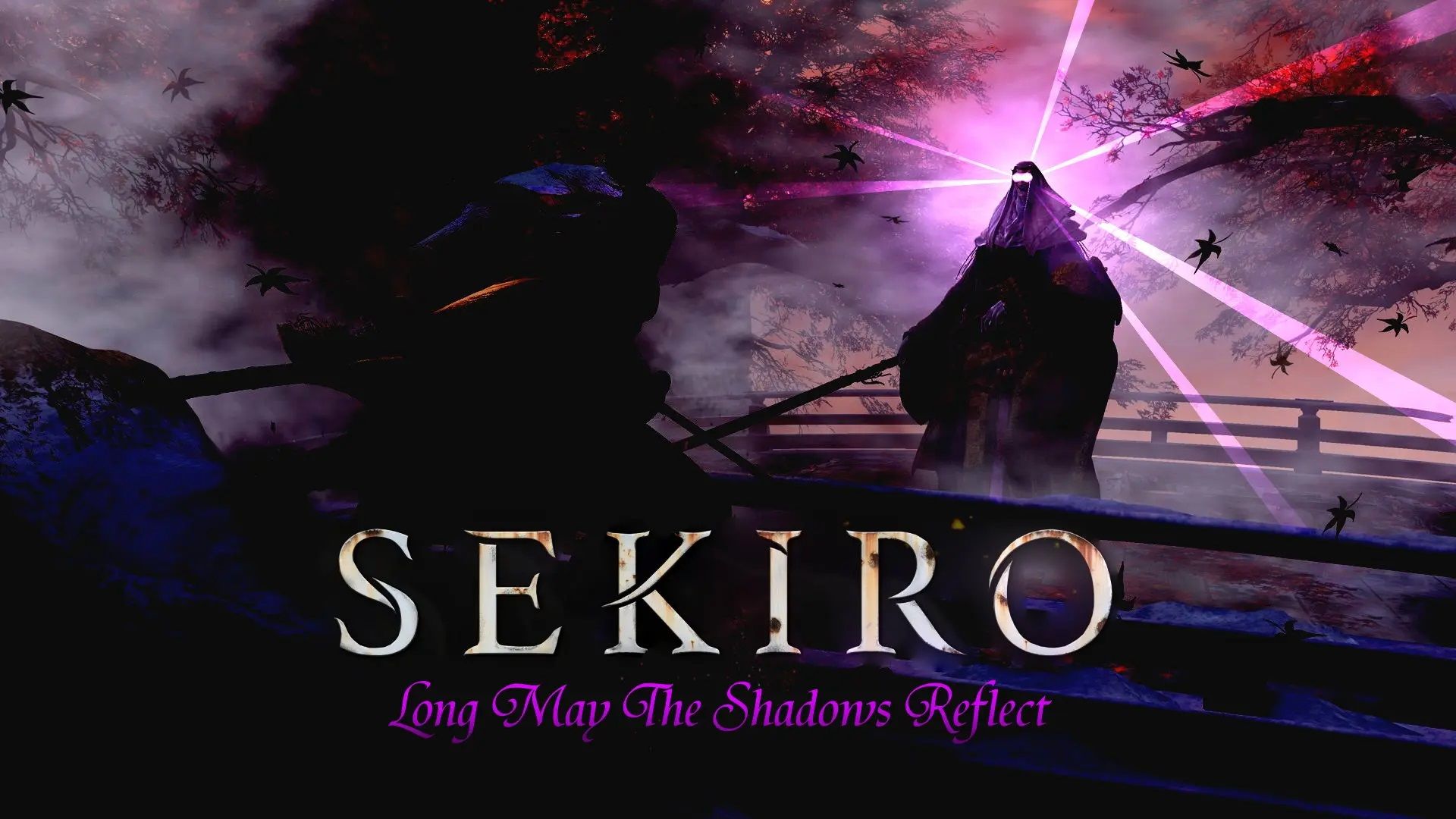 Logo for Sekiro: Shadows Die Twice video game mod Long May the Shadows Reflect