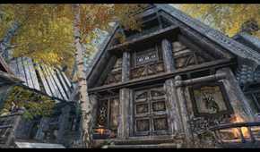 An in-game screenshot of the Skyrim AiO mod