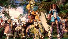 Screenshot from Star Ocean the Last Hope of the whole cast