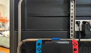 Switch game console mount for mobile TV stands