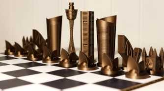 Sydney Architecture Inspired Chess Set