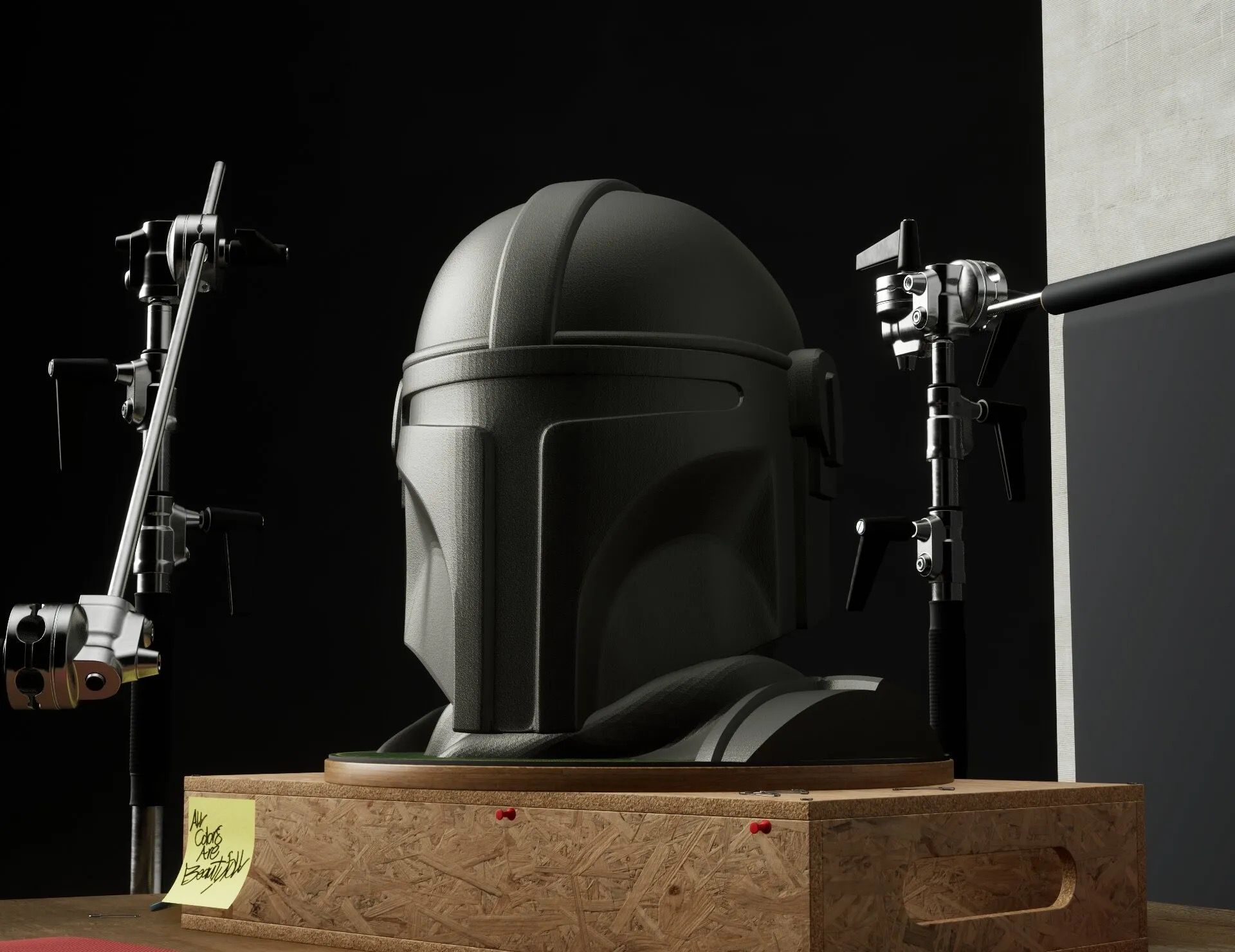 The Mandalorian Headset Stand