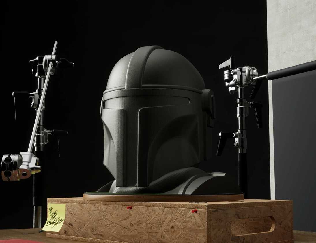The Mandalorian Headset Stand
