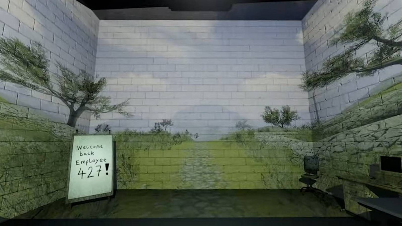 A screenshot from The Stanley Parable and the illusion of freedom