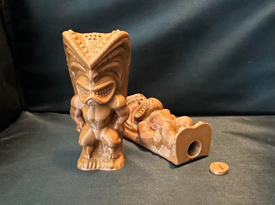 Tiki Guardian Salt Pepper Shakers