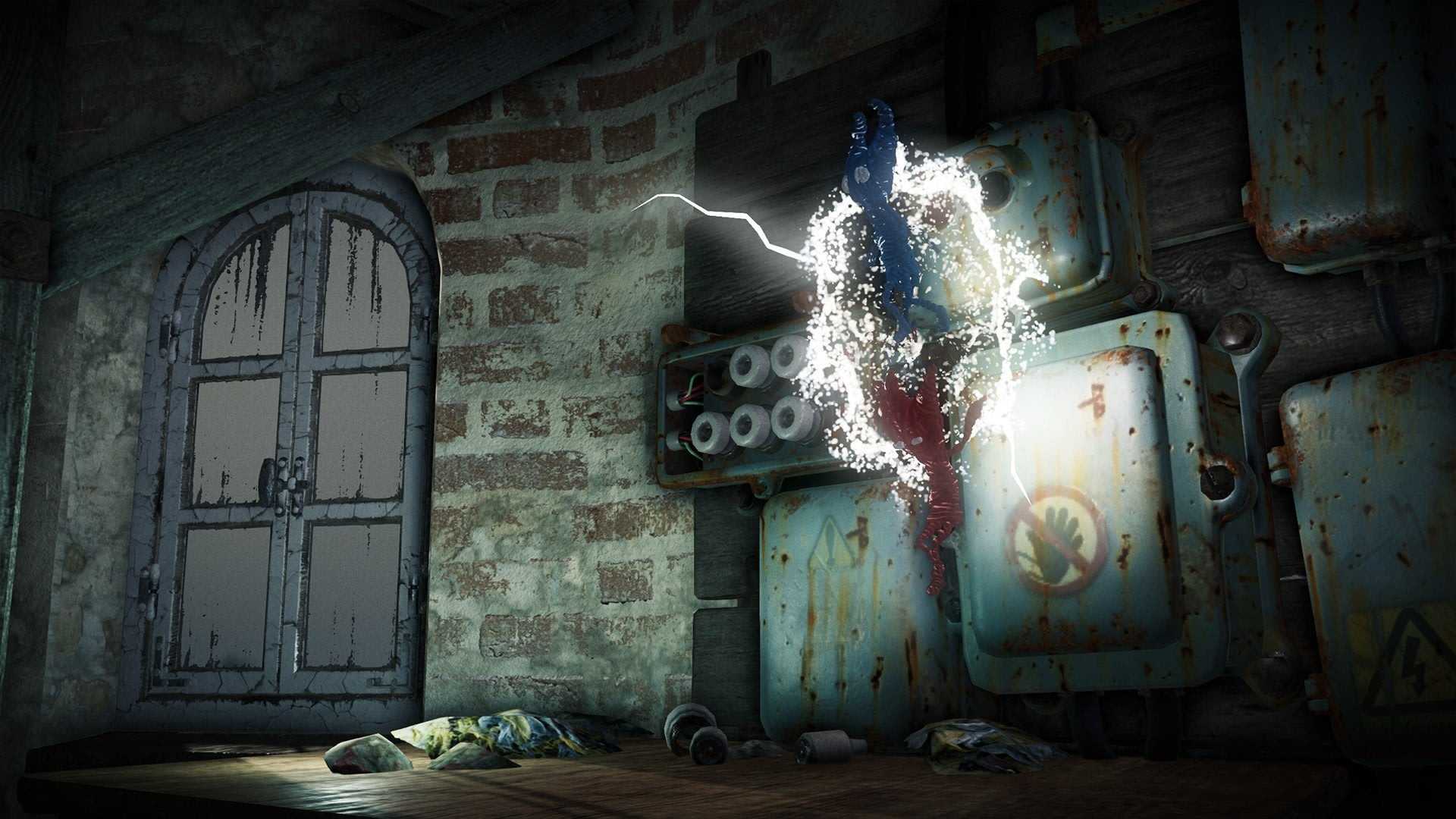 Setting off the electric panel in Unravel 2