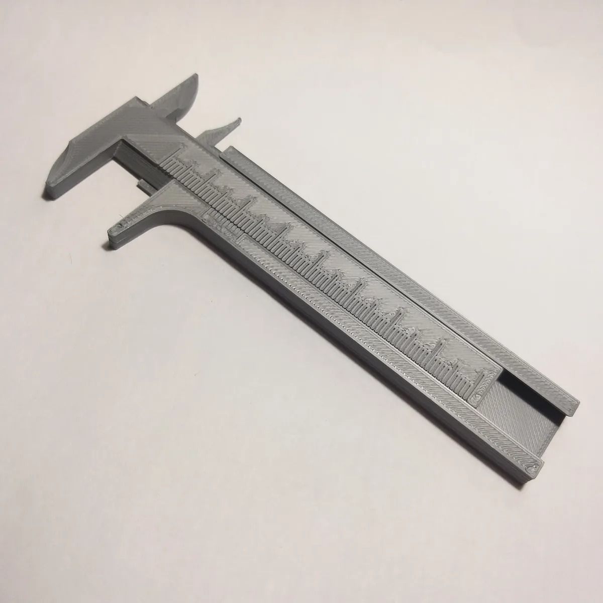 Vernier caliper printed in gray