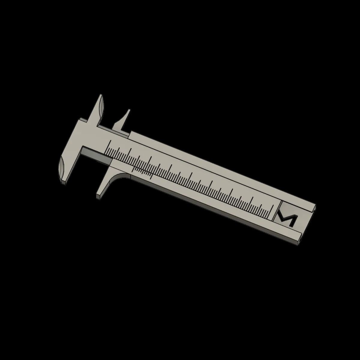 Vernier caliper render