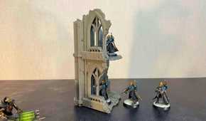 Wargame terrain Castograd Ruin Walls