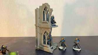 Wargame terrain Castograd Ruin Walls