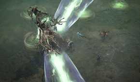 Screenshot of a world Boss in Diablo 4