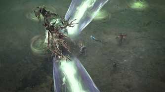 Screenshot of a world Boss in Diablo 4