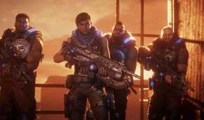 Gears of War team of soldiers ready for battle