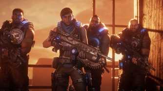 Gears of War team of soldiers ready for battle