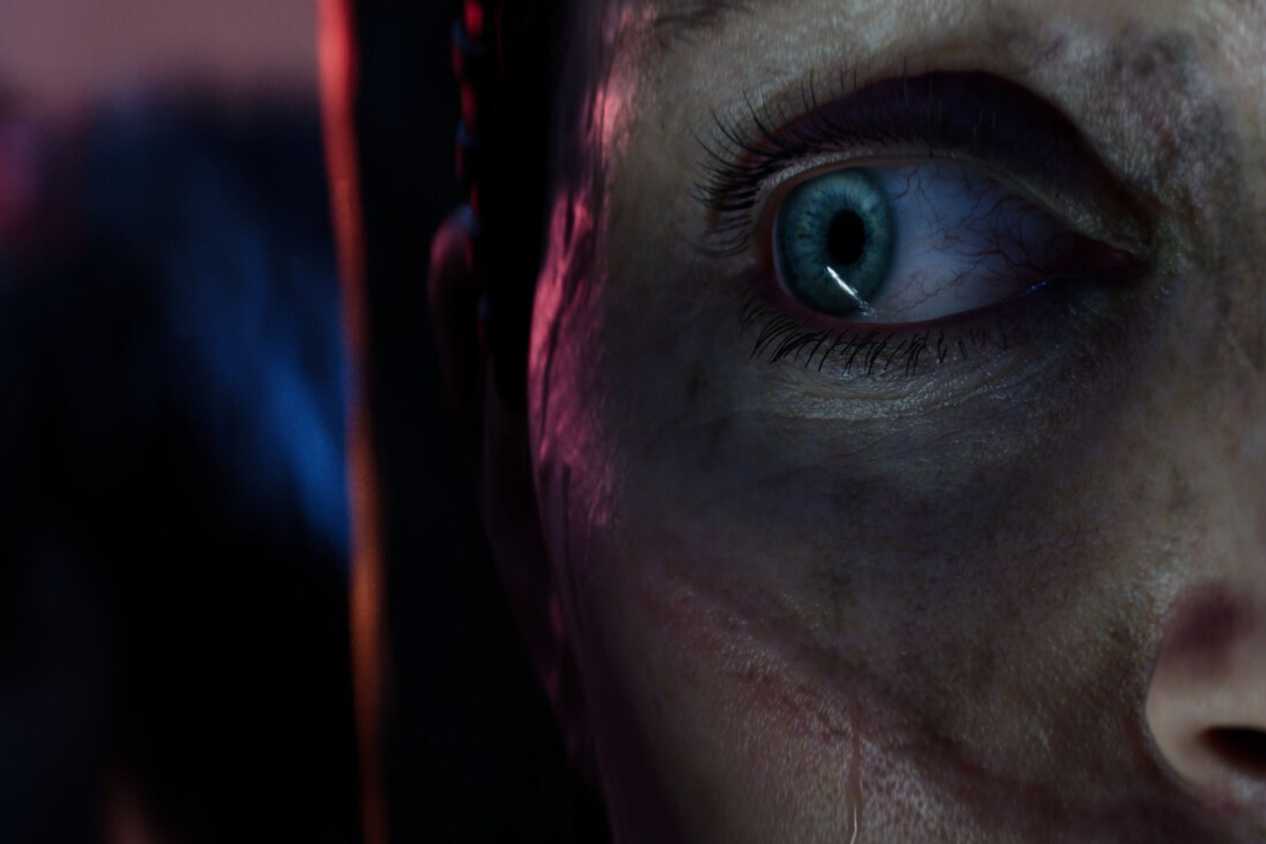 Hellblade 2 close up of Senua's face