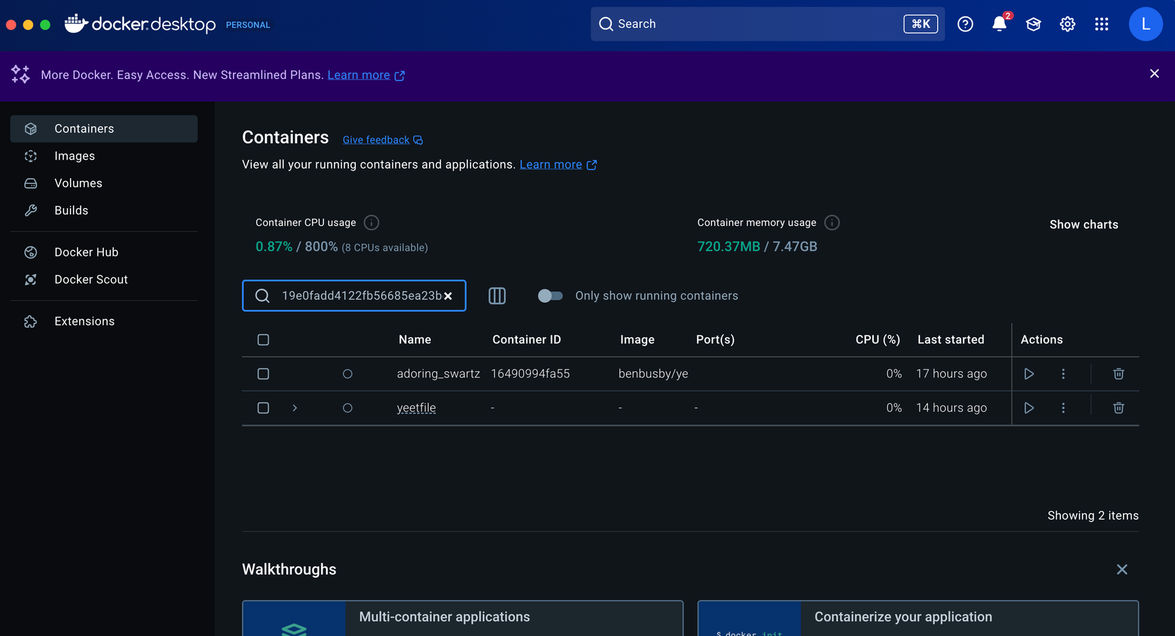 Containers are the safest way to test new software