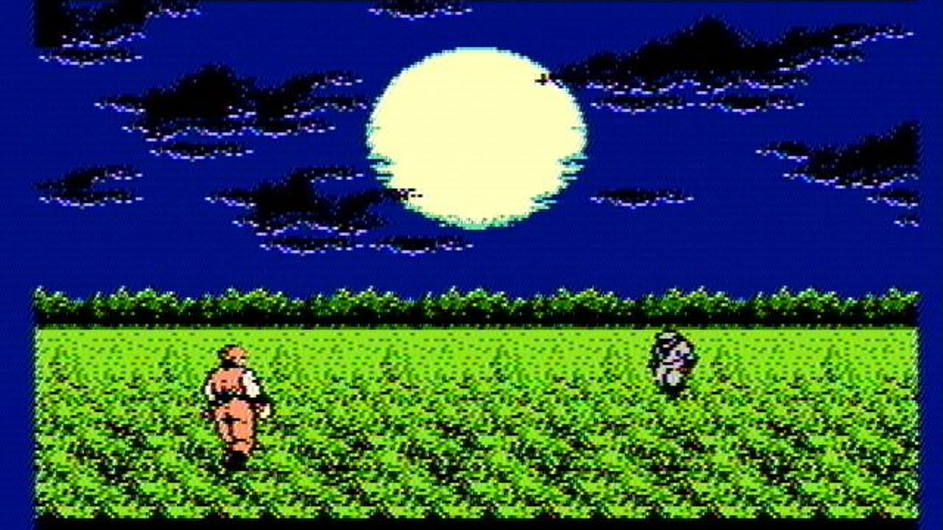 the opening scene in Ninja Gaiden