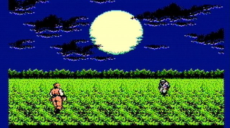 the opening scene in Ninja Gaiden