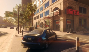 Driving a car in Saint's Row