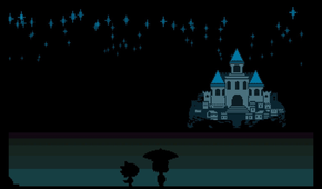 Aaa cutscene from Undertale