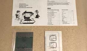 Magnavox Odyssey "blue-card" rare multi-card game