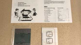 Magnavox Odyssey "blue-card" rare multi-card game