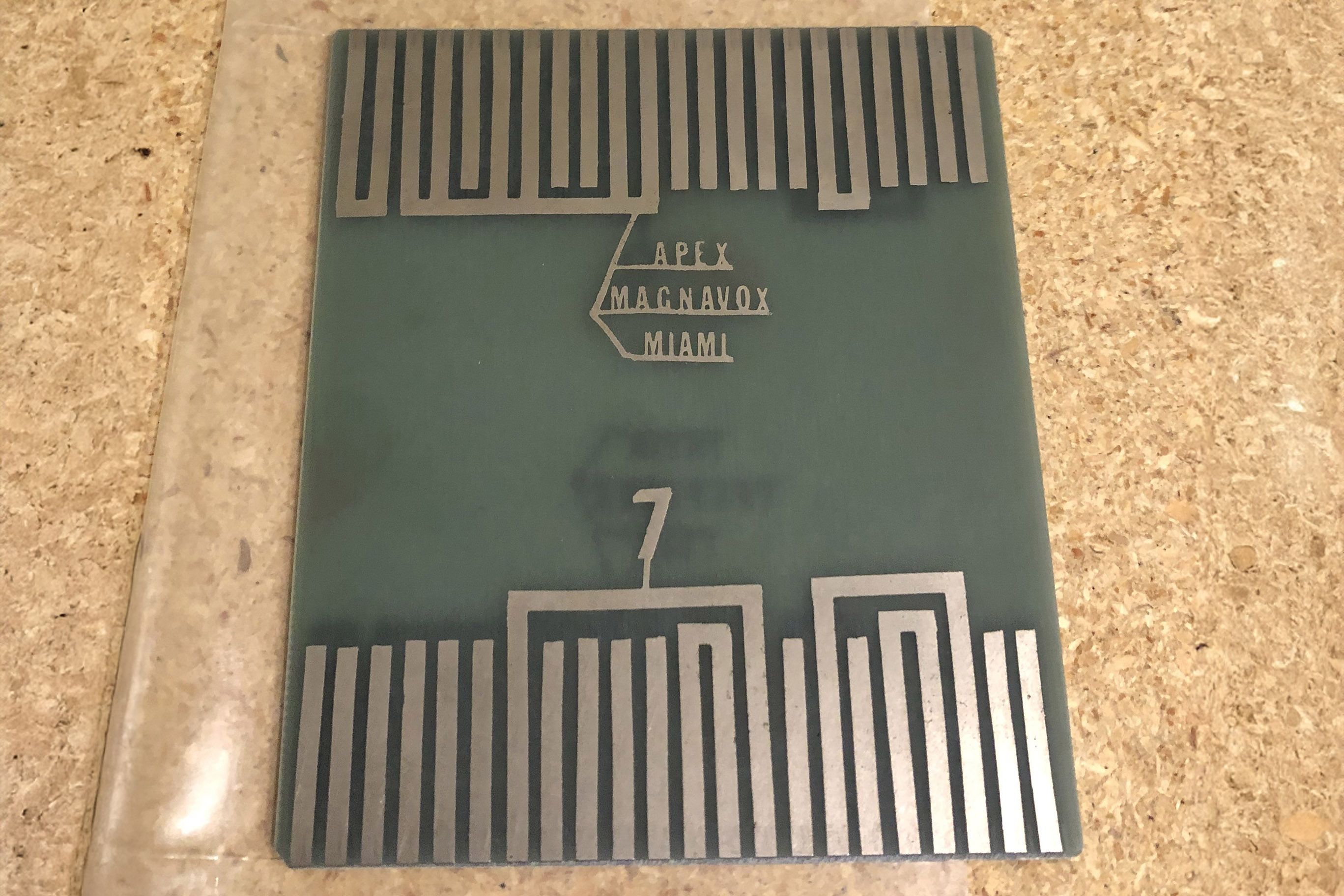 Magnavox Odyssey "blue-card" rare multi-card game